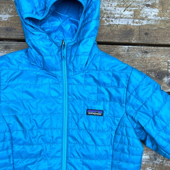 🏔️ Patagonia Nano Puff hood in Mako Blue - Picture 4 of 7